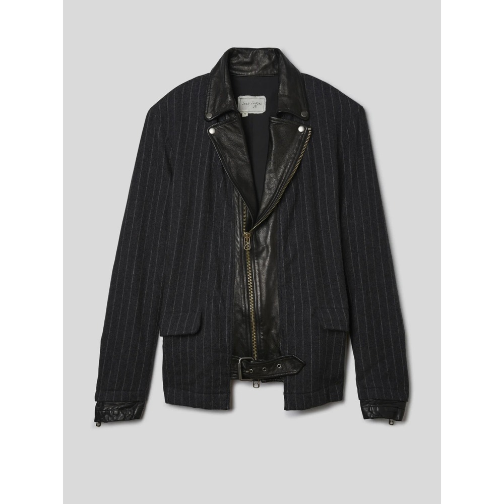 Greg Lauren Brando Front Chalkstripe Ollie Jacket Mens 40/ L Brand Size 3